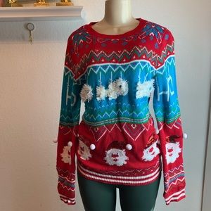 No boundaries Christmas sweater .